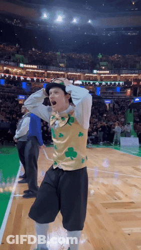 Boy In Leprechaun Costume Dancing GIF