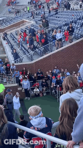 Boy In Number 24 Jersey In Crowded Stadium GIF