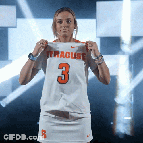 Boy In Orange Syracuse Shirt GIF