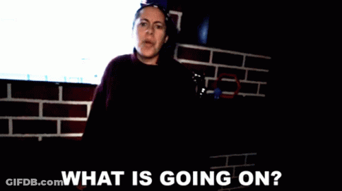 Boy In Plaid Shirt Dancing With Yes Words GIF
