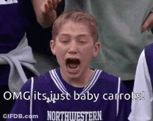 Boy In Purple Northwestern Jersey Crying GIF