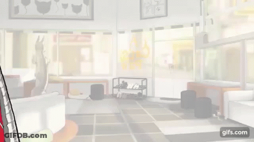 Boy In Red Jacket And Hat Standing In Room GIF