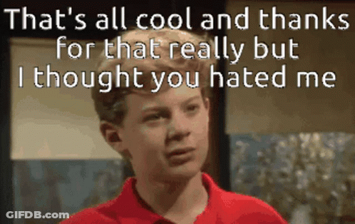 Boy In Red Shirt Saying That's All Cool GIF