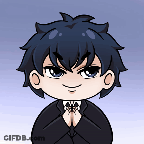 Boy In Suit And Tie With Hands Folded GIF