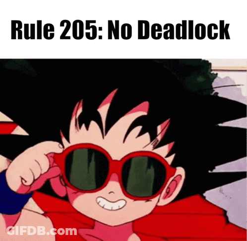 Boy In Sunglasses With Rule 205 No Deadlock GIF