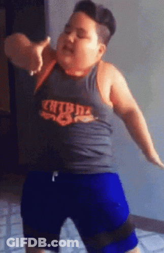 Boy In Tuff Tank Top Dancing GIF