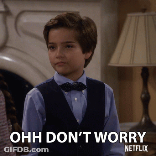 Boy In Vest And Bow Tie Saying Ohh Don't Worry GIF