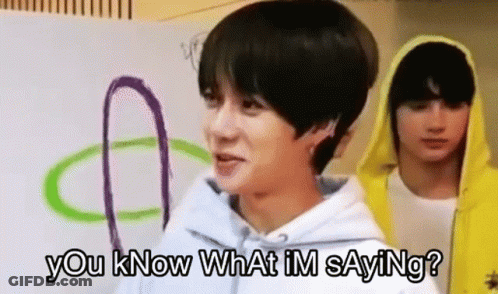 Boy In White Hoodie Standing Next To Boy In Yellow Hoodie GIF