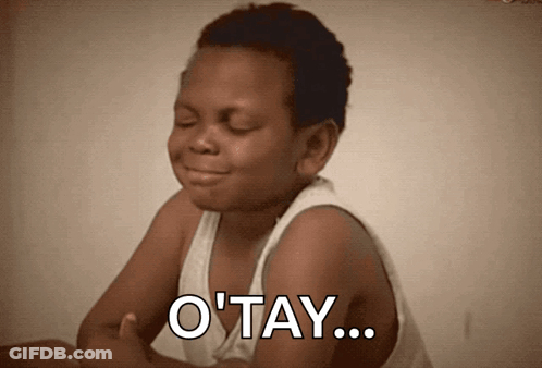 Boy In White Tank Top Says O' Tay GIF