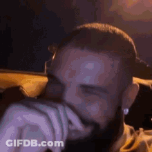 Boy In Yellow Shirt Making Face GIF