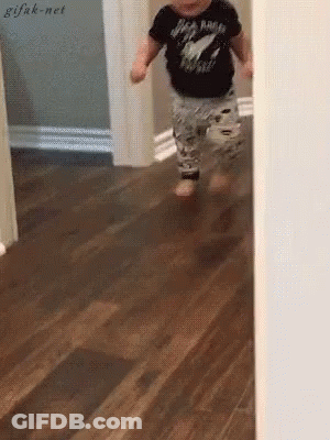Boy In Yellow Shirt With Popcorn Funny Face GIF