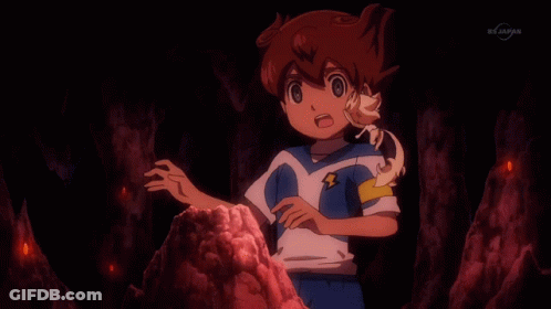 Boy Lightning Bolt Beside Animal BS Japan Sign GIF