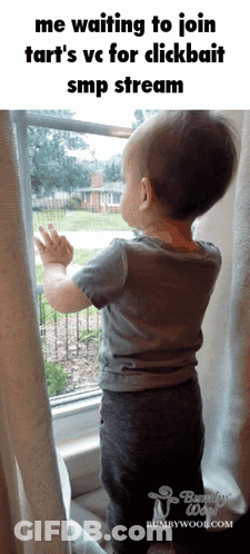 Boy Looking Out Window Waiting To Join VC GIF