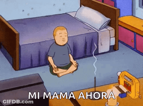 Boy Lotus Pose Bed With Mi Mama Ahora GIF