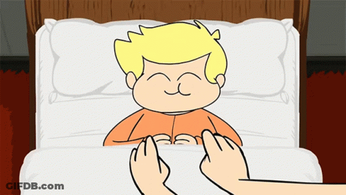 Boy Lying In Bed GIF