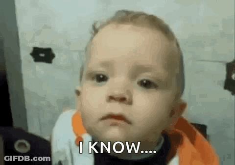 Boy Making Funny Face Saying I Know GIF