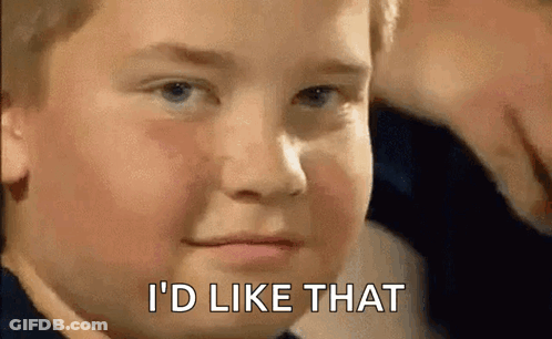 Boy Making Funny Face Saying Id Like That GIF