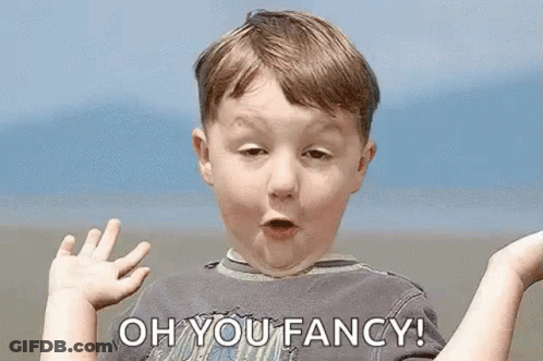 Boy Making Funny Face Saying Oh You Fancy GIF