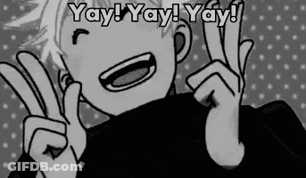 Boy Making Peace Sign GIF