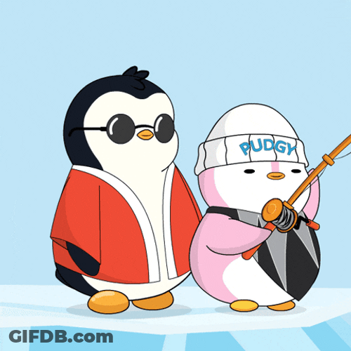 Boy Penguin Kicked Out Girl Penguin GIF