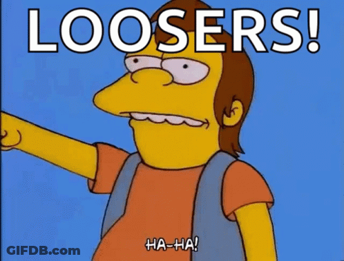 Boy Pointing At Loosters Building GIF