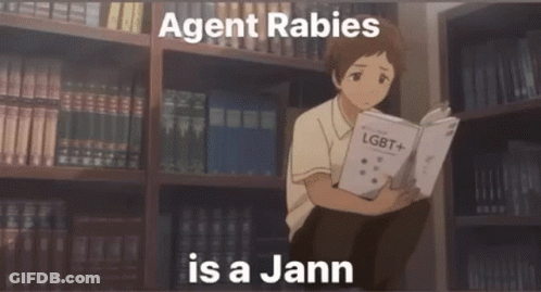 Boy Reading Book Agent Rabies Is A Jann GIF