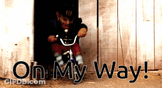 Boy Riding Bike Behind On My Way GIF