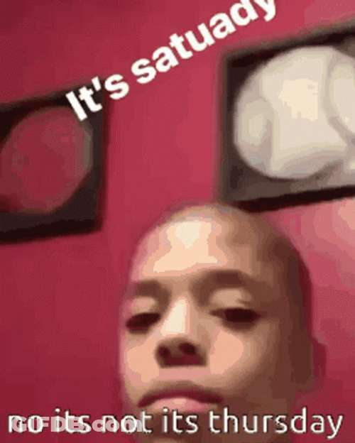 Boy Sad Its Working Saturday GIF
