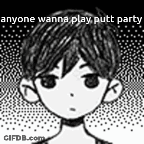 Boy Saying Anyone Wanna Play Putt Party GIF