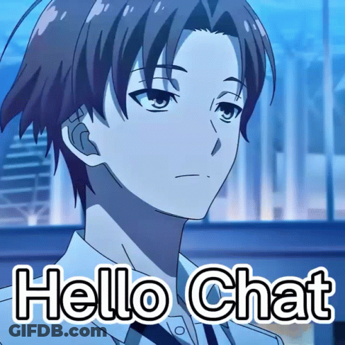 Boy Saying Hello Chat GIF