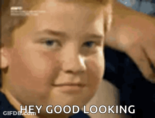 Boy Saying Hey Good Looking GIF