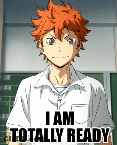 Boy Saying I Am Totally Ready GIF