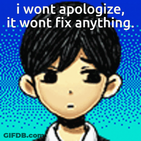 Boy Saying I Wont Apologize It Wont Fix Anything GIF