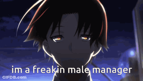 Boy Saying Im A Freakin Male Manager GIF