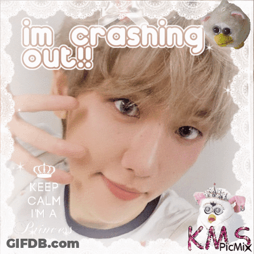 Boy Saying Im Crashing Out GIF