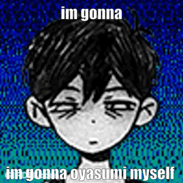 Boy Saying Im Gonna Im Gonna Oyasumi Myself GIF