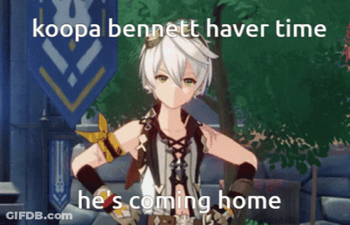 Boy Saying Koopa Bennett Haver Time He's Coming Home GIF