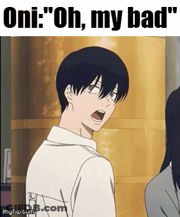 Boy Saying Oni Oh My Bad GIF