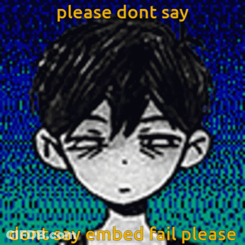 Boy Saying Please Don't Say Embedded Fail GIF