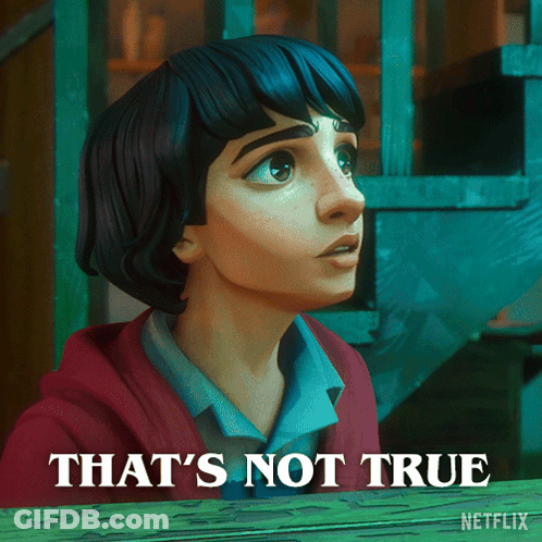 Boy Saying That's Not True GIF