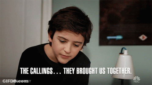 Boy Saying The Callings... They Brought Us Together GIF