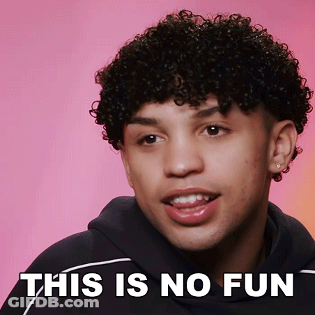 Boy Saying This Isn't Fun Anymore GIF