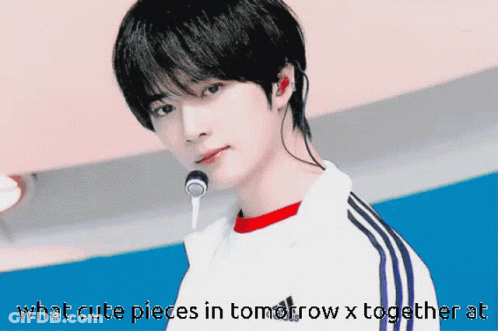Boy Saying What Cute Pieces In Tomorrow X Together GIF