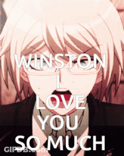 Boy Saying Winston I Love You So Much GIF