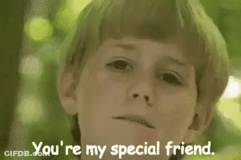 Boy Saying You're My Special Friend GIF