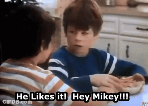 Boy Says He Likes It And Hey Mikey GIF
