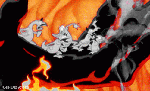 Boy Sitting On Red Flower Merry-Go-Round GIF