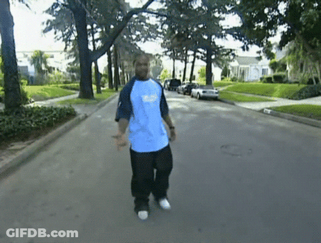 Boy Slowly Raising Hand And Disappear GIF