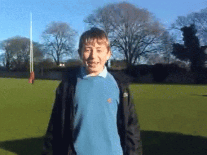 Boy Student Vanishing Teleport GIF