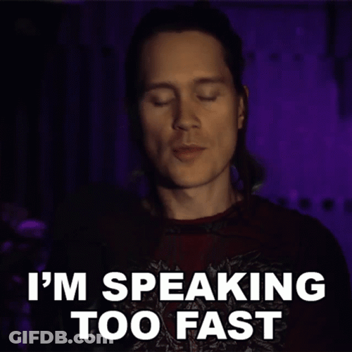 Boy Talking Too Fast GIF